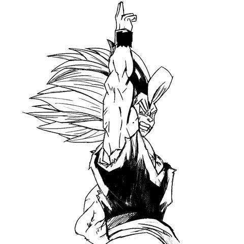 Monochrome Beast Sketch